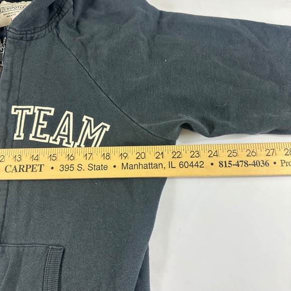 Chipotle Farm Team Zip Up Hoodie Sweatshirt 100% Organic Cotton Women's L - Picture 7 of 7
